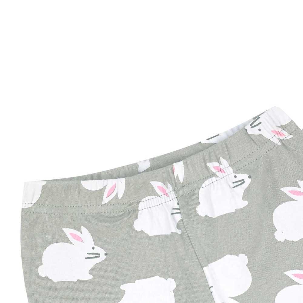 100% pure cotton long sleeved pajamas suitable for children toddlers boys and night wear girls pajamas 2 to 3 4 5 6 and 7 years old cute rabbit childr