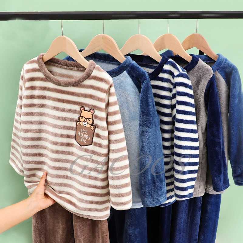 Boy and girl animal pajamas 9 10 12 16 year old childrens pajamas teenage girls wool pajamas baby pajamas childrens pajamasW240716