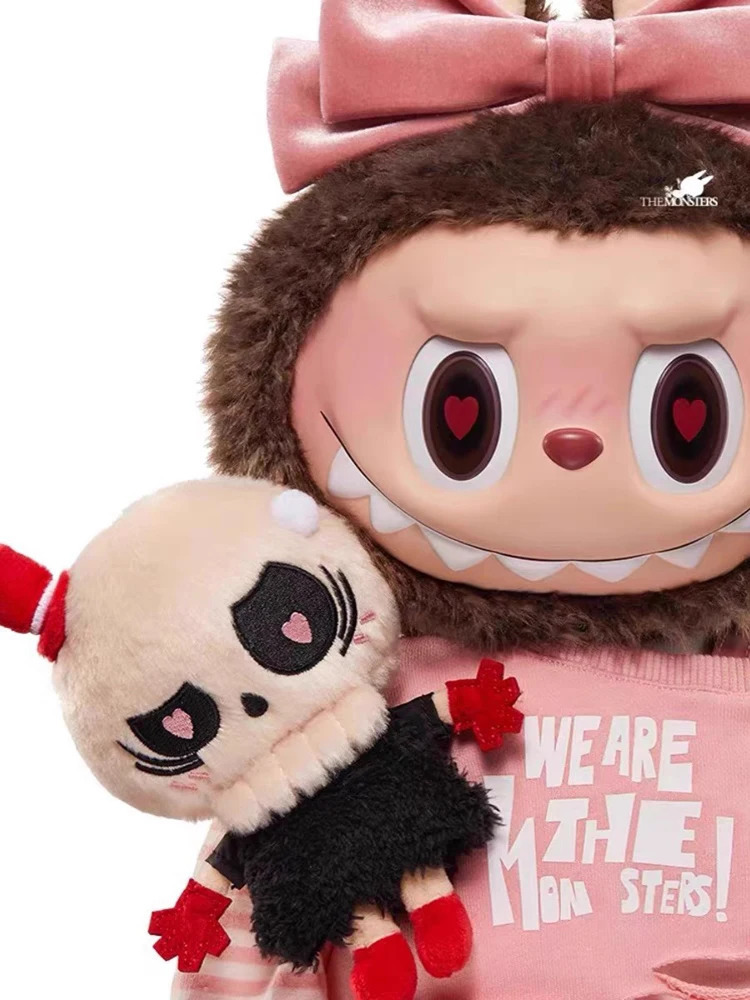 Original Mokoko Labubu The Monsters Catch If You Like Me Movable First Generation Third Kawaii Decoration Figurine Giftsthe 240711