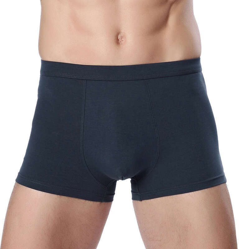 Plus Size Odell Pure Underwear, Simple Solid Color Men's Boxer Shorts, 50 Count Breathable Cotton Underwear for Men Boxers for Men Underwear Men 