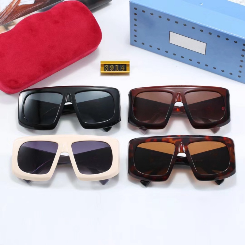 Luxury designer sunglasses fashion square glasses men women glasses polarizing glasses proctect eyes radiation proction outdoor beach glasses comes with box 3914