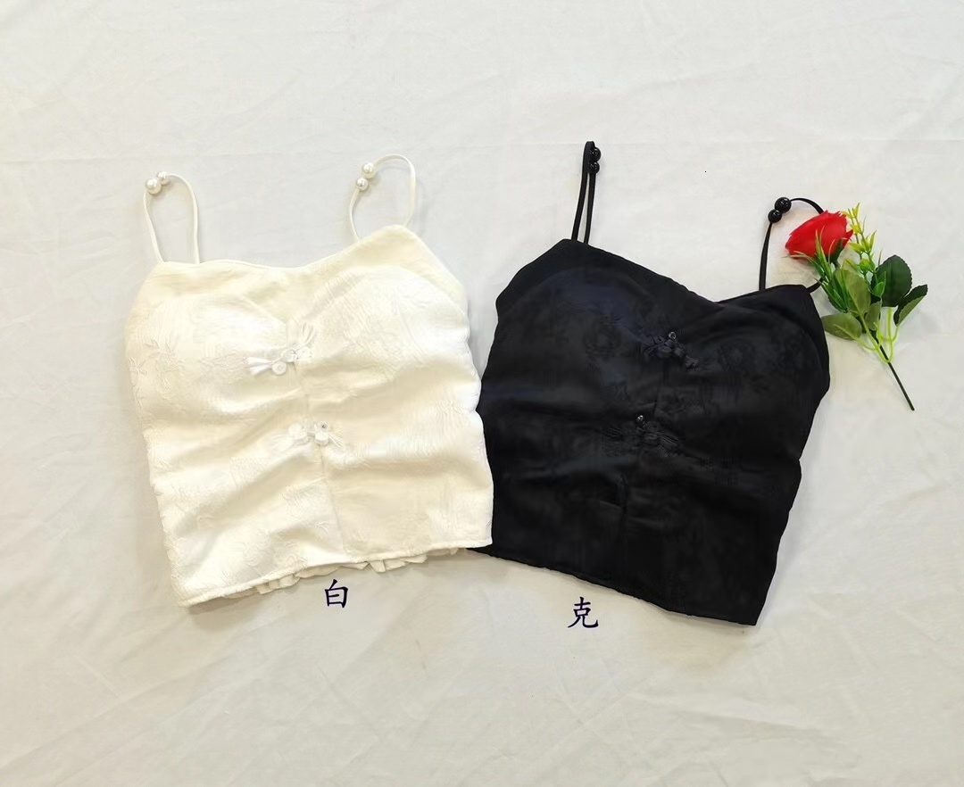 2023 new strapless niche women's outerwear and lingerie top with a pure desire for style, camisole vest