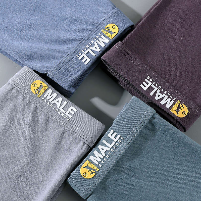New Cotton 3D Printed Underwear Men's Seamless Four Corner Pants Mutande Uomo Boxer Boxer Men Underwear Designer Mens Boxers Designer Underwear B