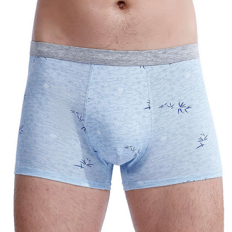 Printed Flat Underwear, Pure Cotton Men's Printed Square Underwear Designer Boxers Calecon Men Underwear Designer Boxers for Men Boxer