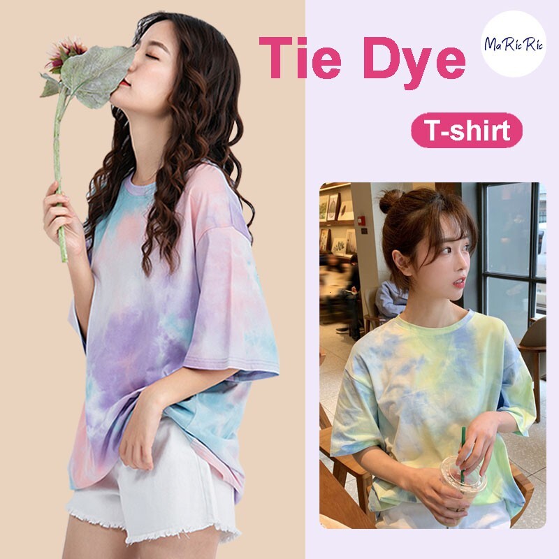 (SG InStock) Tie Dye T-Shirt (T-Shirt. Blouse. Short Sleeve) - TDY01