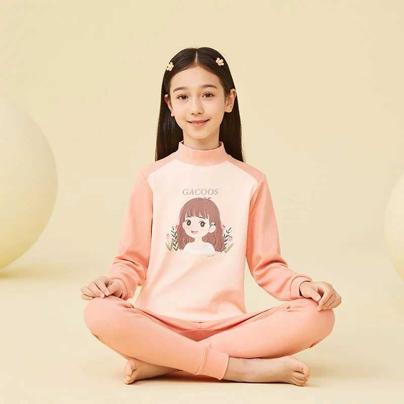 Winter cotton sleepwear for boys and girls childrens home clothing childrens sleepwear teenagers sleepwear 8 10 12 15 18YW240716