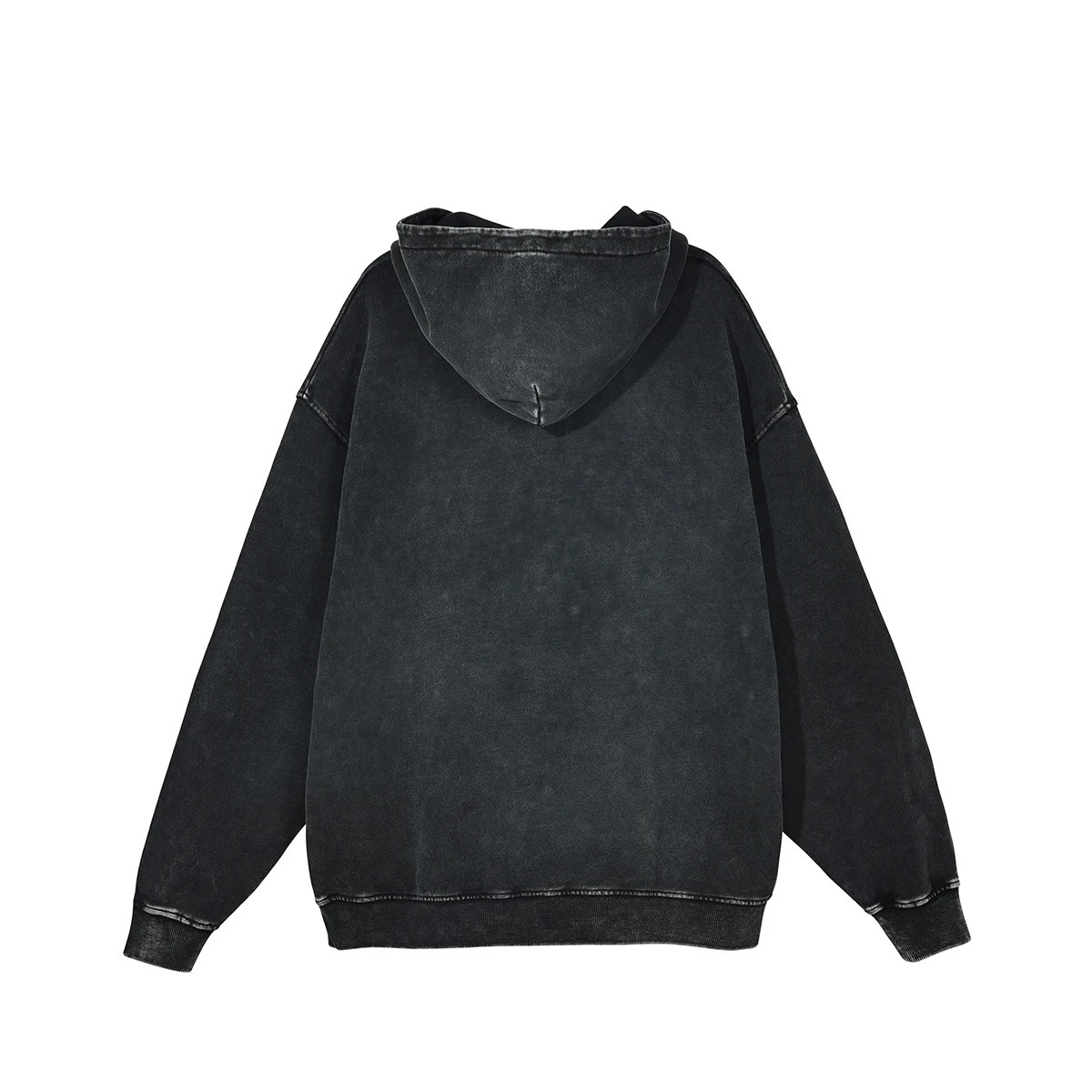 240216 BER Retro Wash Hoodie Men Harajuku Sweatshirts Long Sleeves Hip Hop Pullover Mens Clothing Y2k Streetwear 240717