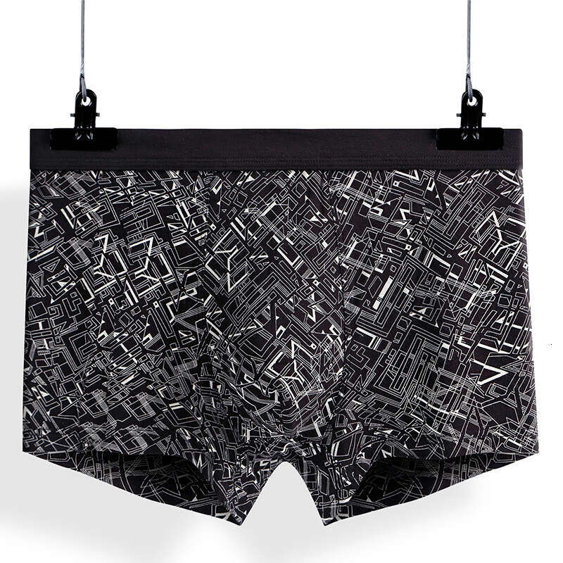 Printed with Seamless Waist and Flat Underwear, Men's Printed Four Corner U-shaped Convex Underwear Shorts Men Designer Mens Boxers Underwear Box