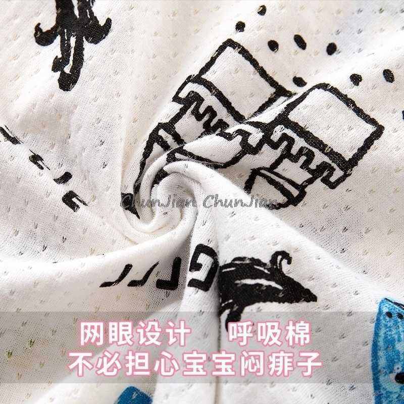 Girls summer sleepwear set boys sleeveless vest sleepwear childrens sleepwear girls summer sleepwearW240716