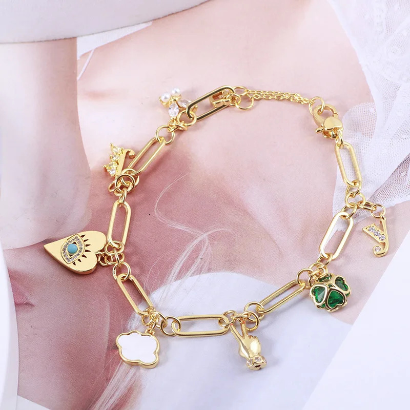 Kate Jewelry 184cm Music Shell Butterfly Pearl Bracelets For Women bijoux femme tendance 240719