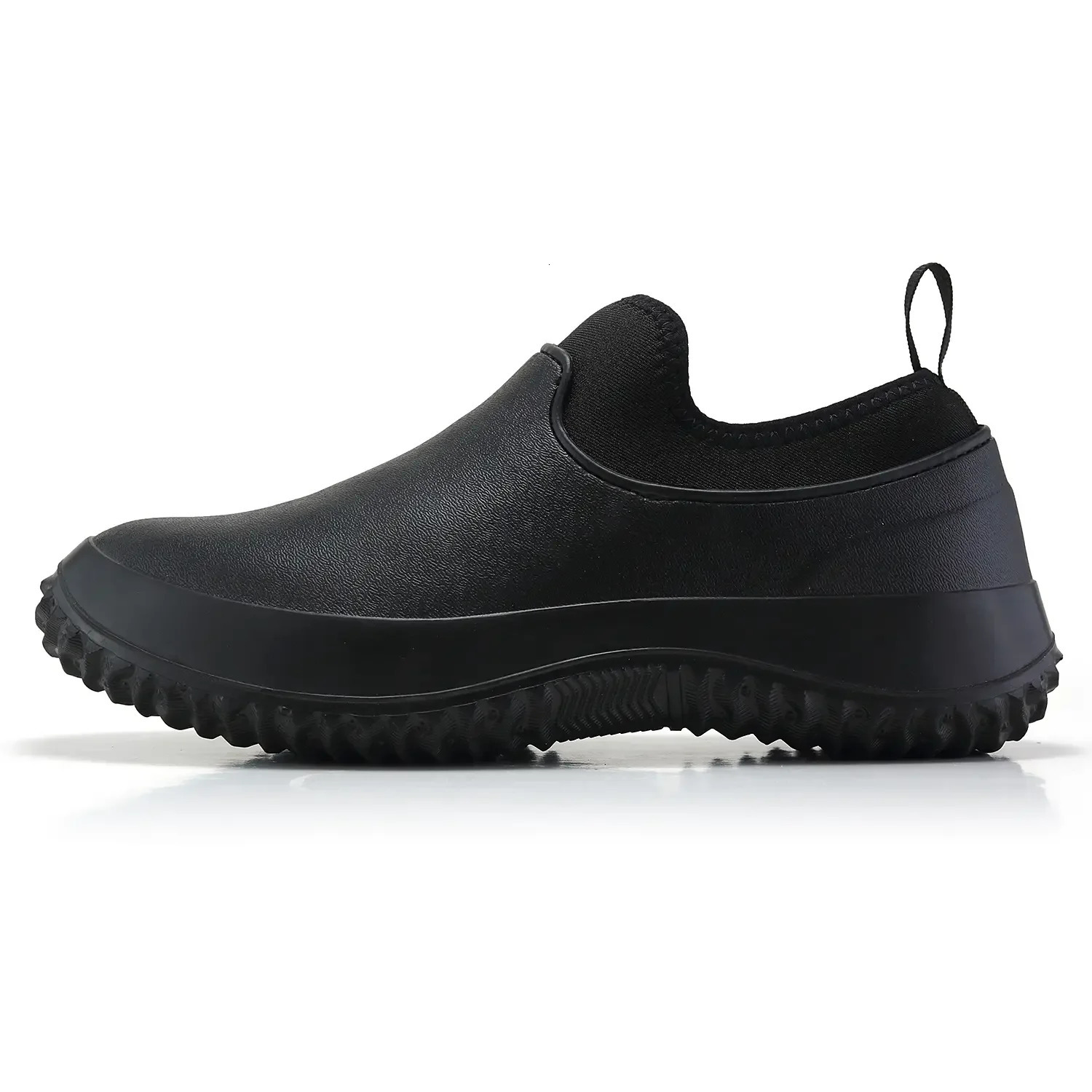 Men Chef Shoes Non Slip Work Sneakers Breathable Slip on Unisex Clogs Women Casual Walking Rain Shoes Plus Size 240712