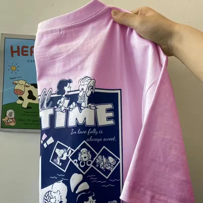 T-shirt Men Cotton Short Sleeve Graphic Tee Fashion Oversized