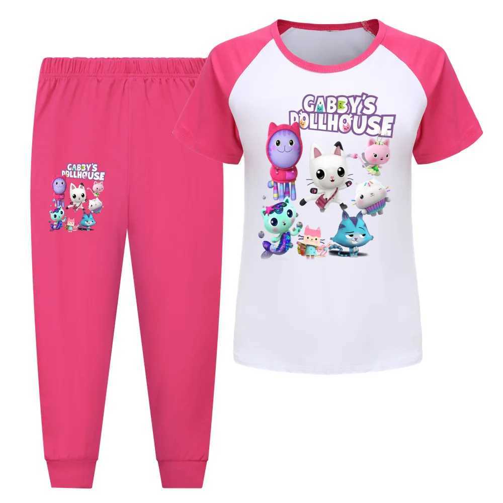 Gabby Cats Childrens Pajama Set Gabby Dollhouse Clothing Girls and Boys Pajamas Baby Pajama Set Pajamas Childrens PajamasW240716