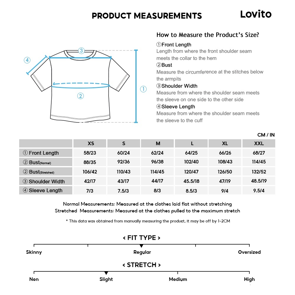 Lovito Casual Plain Basic T-Shirt for Women LNE37151 (Multi-color)