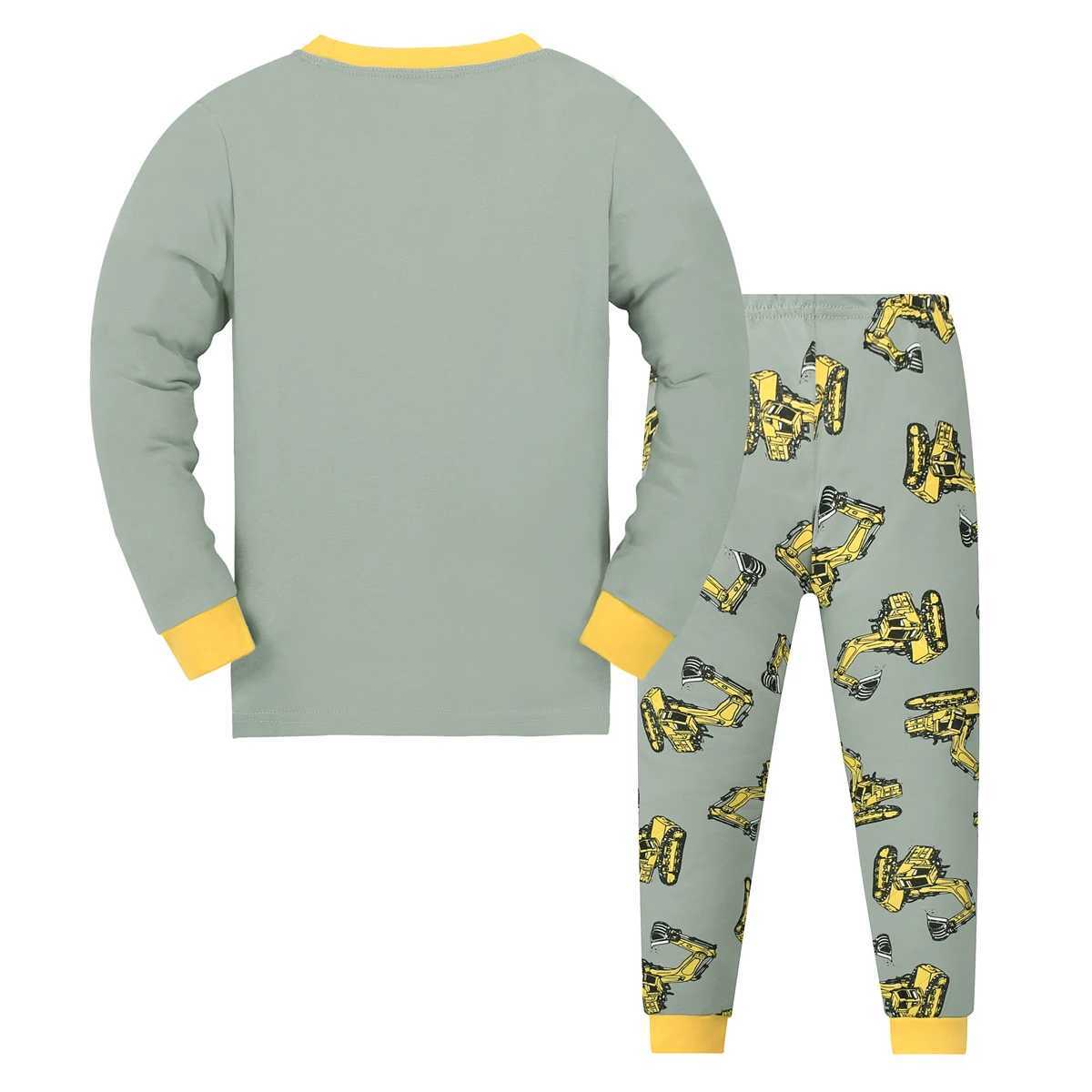 Boy Hook Pajama Set Long Preschool Pjs Childrens W240716