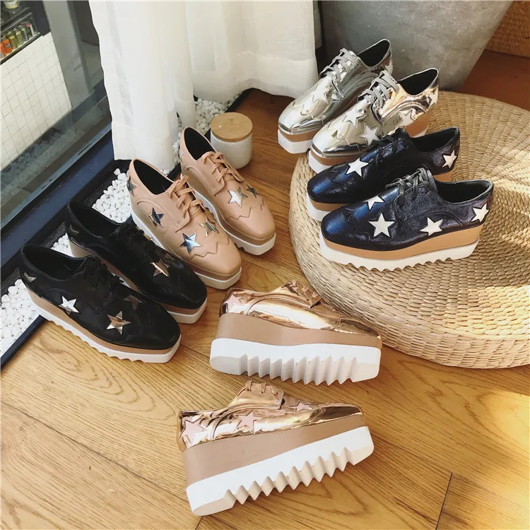 Womens sports shoes wedge basket 2024 platform tennis womens rose fashion thick bottom silver high lace fabric PU S 240719