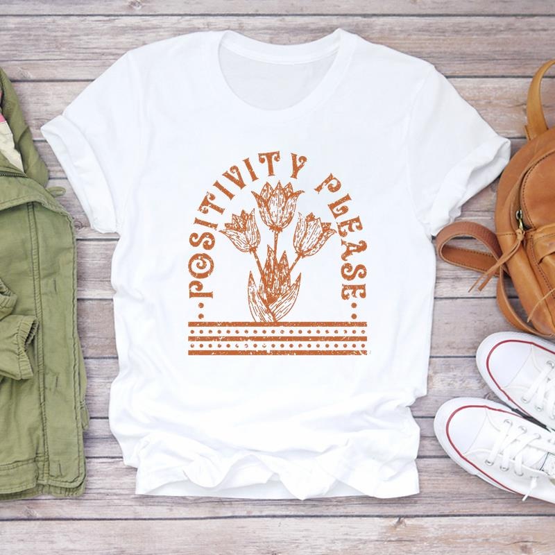 Women Clothing Short Sleeve Female Coffee Love Style 90s Casual Clothes Fashion Print T-shirts Top Graphic Tee