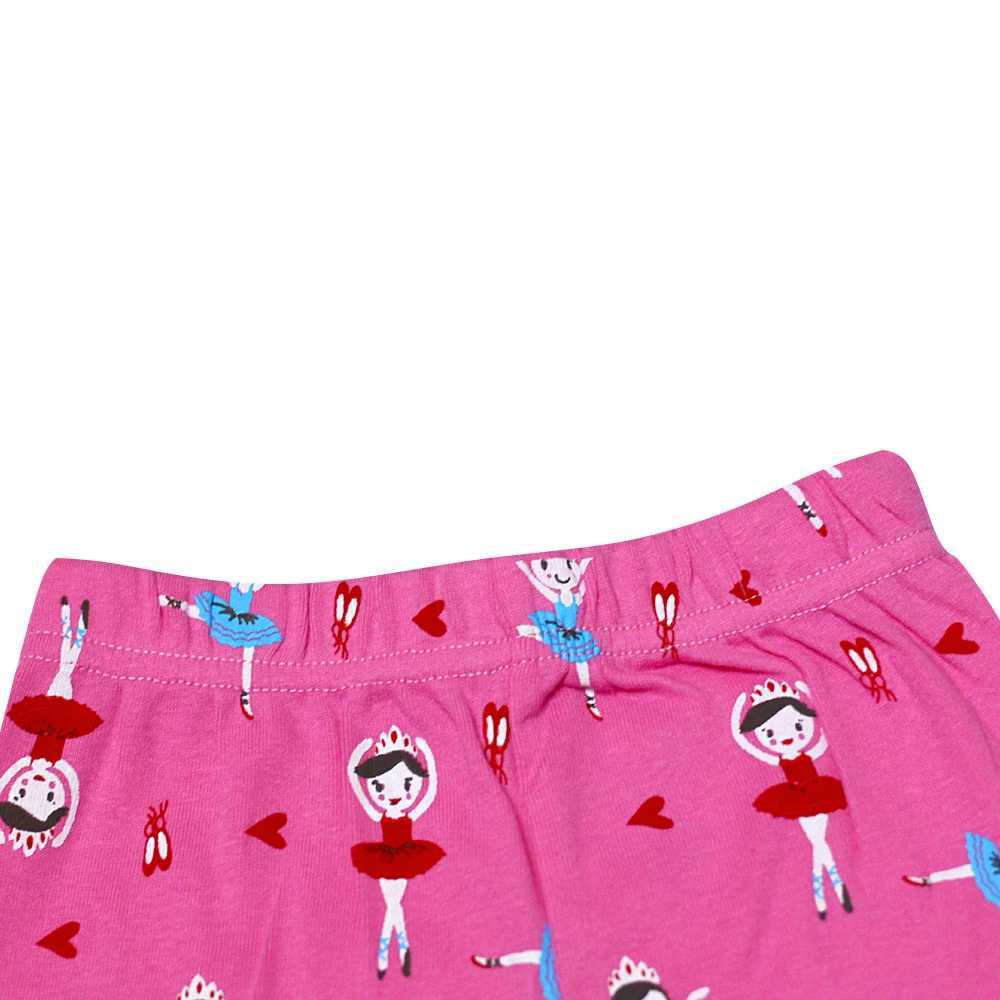 Preschool Baby Pajama Set Ballet Dance Girls Pajamas Childrens Pajamas Cotton Childrens PajamasW240716