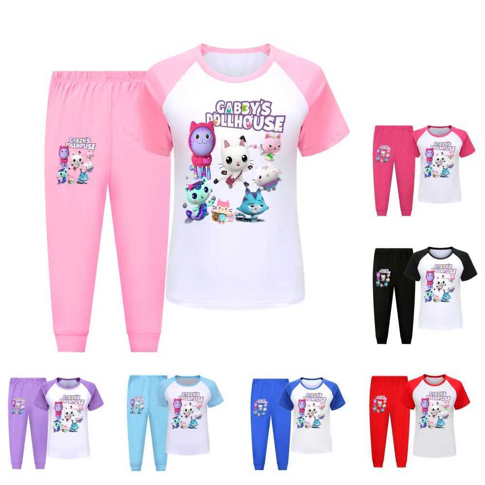 Gabby Cats Childrens Pajama Set Gabby Dollhouse Clothing Girls and Boys Pajamas Baby Pajama Set Pajamas Childrens PajamasW240716
