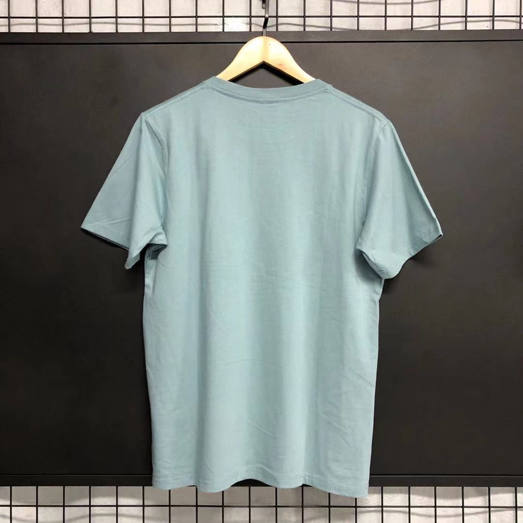 American Dad wave graffiti three color front and rear large picture slim fit version cotton leisure summer trend short sleeve