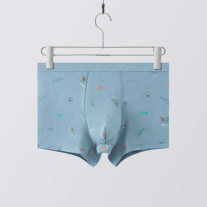 50 New Underwear Breathable Printed Four High Quality Leather Horse Cotton Men's Flat Corners Boxer Shorts Men Boxers Underwear Men Mutande Boxeu