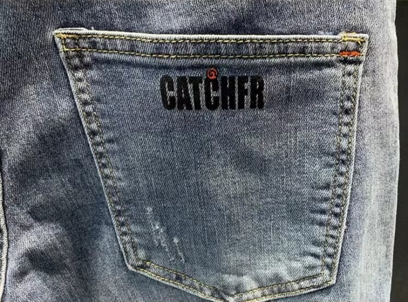 Denim summer quarter Korean style trendy slim shorts fashion high quality stretch men's pants