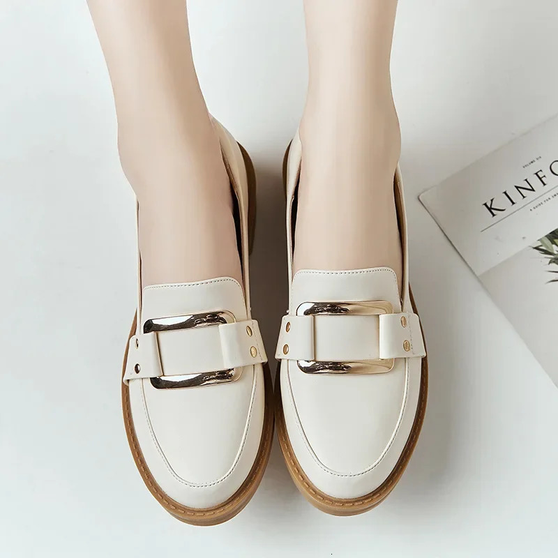 Women Low Heels Fashion Bowtie Platform Female Spring Shoes Fringe Chunky Heel Flat Shoe Casual Footwear Oxford 240708