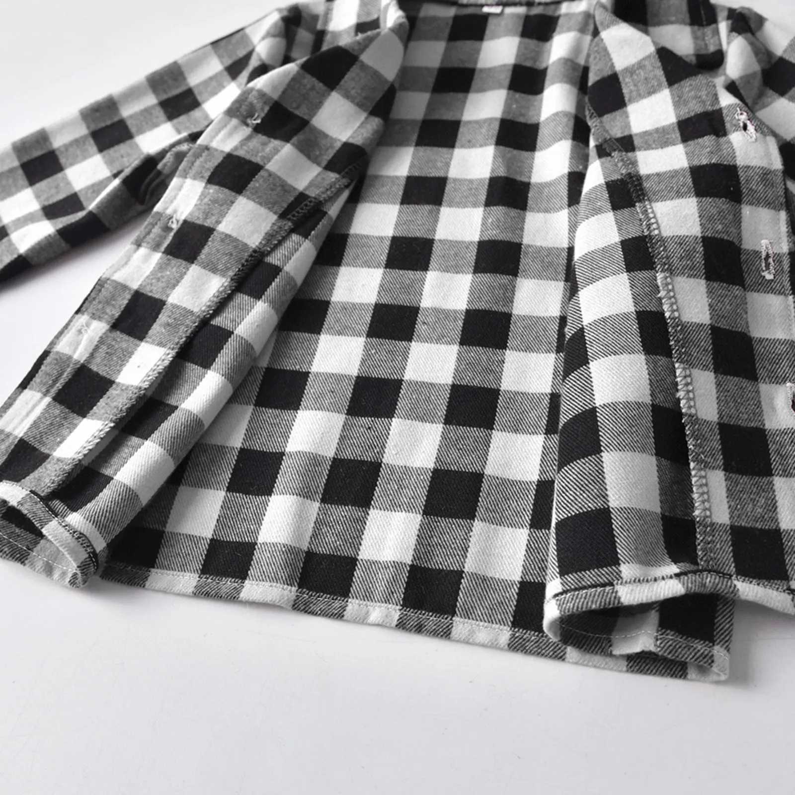 0-5 year childrens clothing set boys and girls sleepwear plain weave sleepwear long sleeved autumn and winter childrens sleepwearW240716