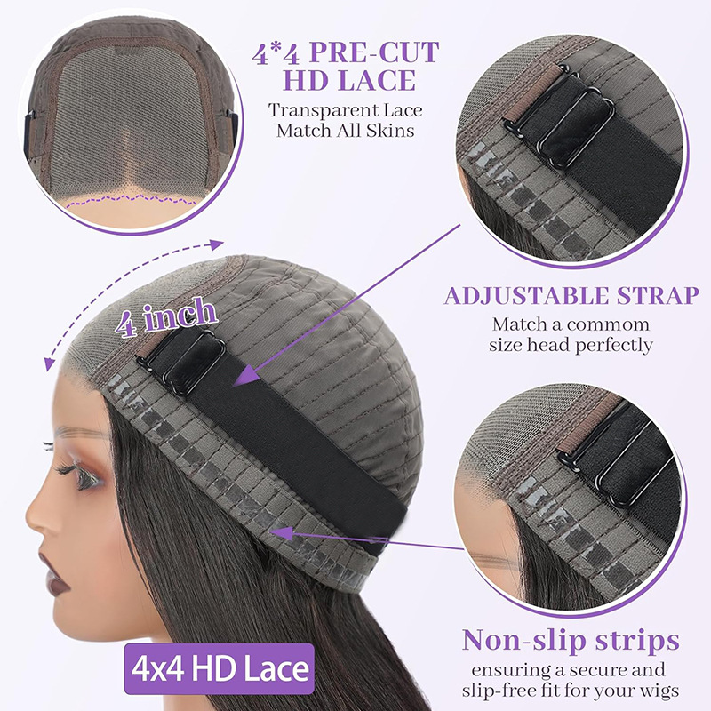 32 Inch 13x4 Body Wave Lace Front Human Hair Wigs 180% Brazilian Wave Lace Frontal Wig For Women Black Long Wig