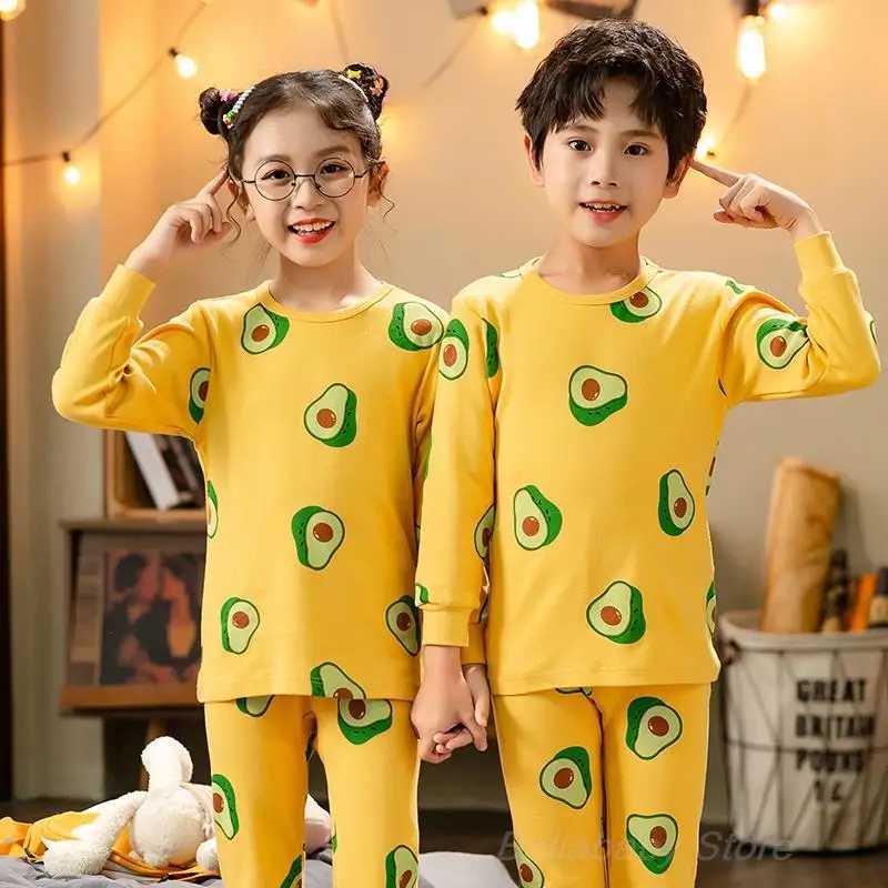 New Year Summer and Autumn Childrens Clothing Set Astronaut Boys Pajamas Sleeping Pants Childrens Pajamas Baby PajamasW240716