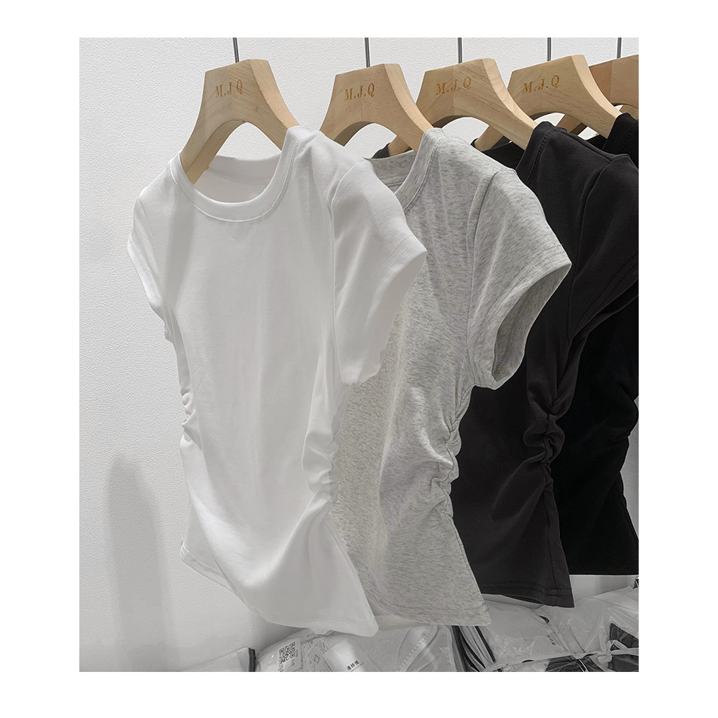 61869 Comfortable Skinny Short-Sleeved T-Shirt Top Women