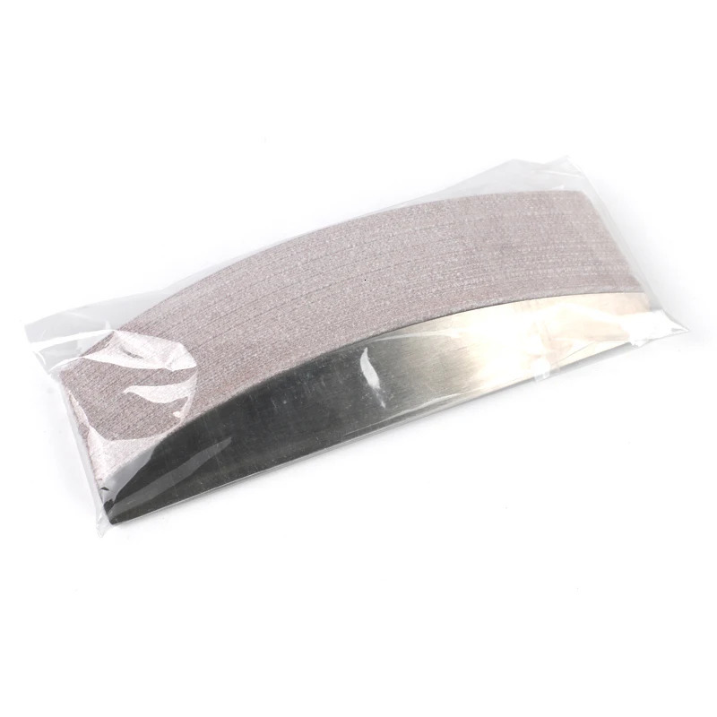 10pcs BlackGrey Removable SandPaper Nail File With Stainless Steel Handle Metal Replacement Nail Buffer 100180 For Manicure 240713