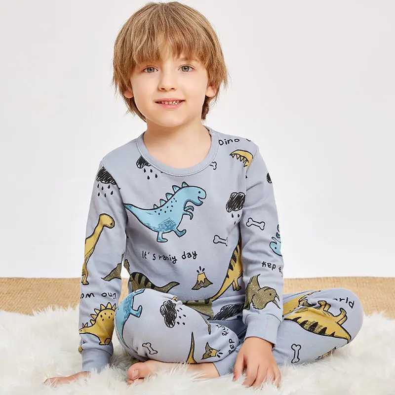 Baby sleepwear autumn long sleeved childrens clothing sleepwear youth sleepwear cotton sleepwear girl set 6 8 10 12 14 years oldW240716