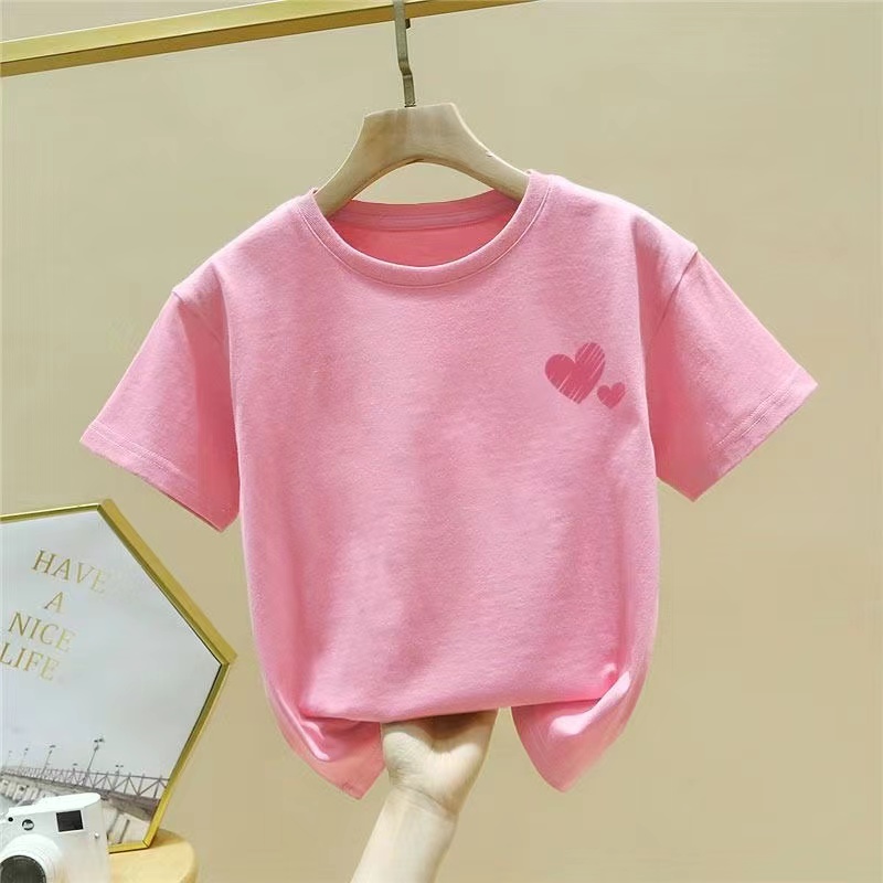 Summer children's T-shirt loose Polo shirt fashion brand brown top children's casual shirt luxury clothing street short sleeves DX3