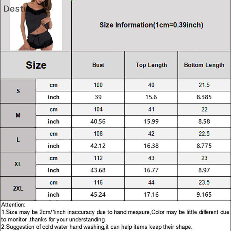 HAHA Women's Lace Splicing Suspender Set Casual Home Wear Sexy Pamas GGB