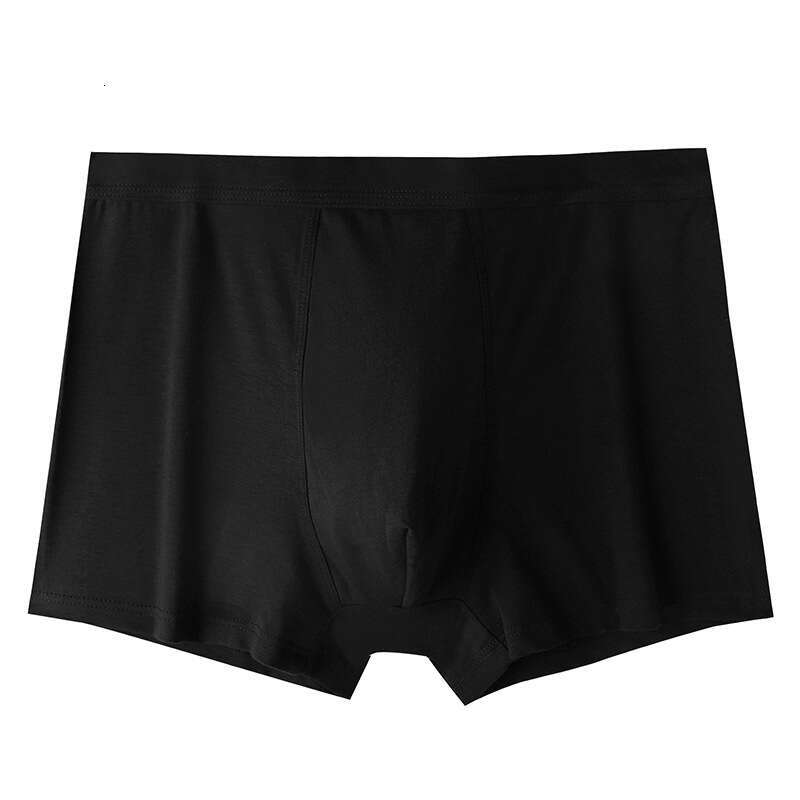 Pure Breathable Solid Color Cotton Underwear, Mid Waist Simple Men's Boxer Shorts Calecon Boxer Mens Boxers Mens Underwear Designer Men Boxers Me