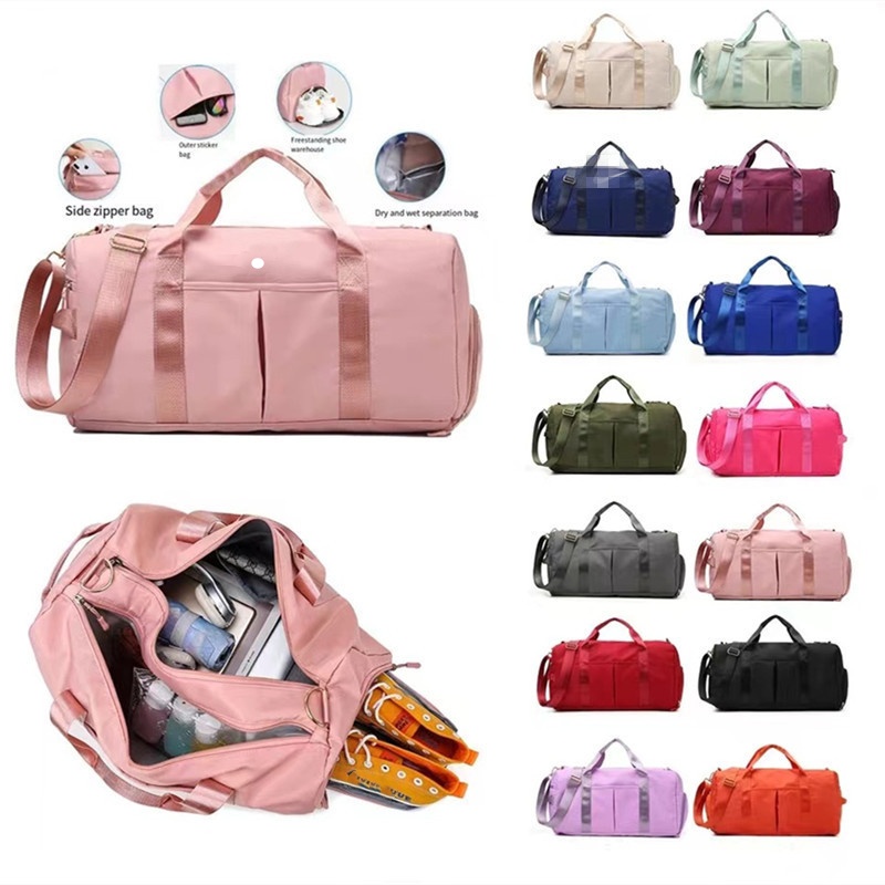 Women and men Large Capacity Gym Bag Waterproof Swimming Yoga Sports Bags Multifunction Hand Travel Duffle Weekend Package