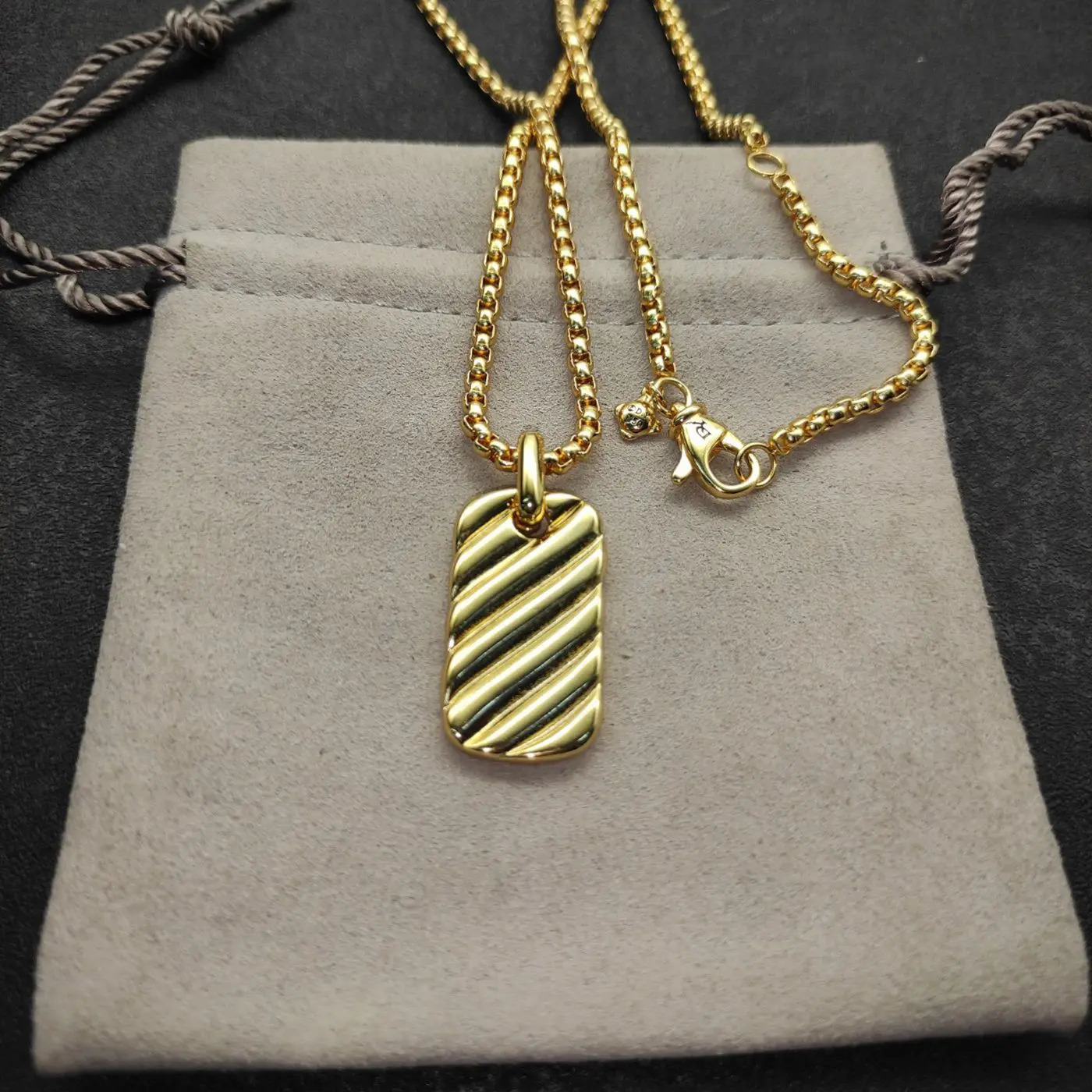 3mm 50CM Long Necklace Women And Men Chain Pendant Collar Gold Silver Pendant Fashion Desing 240719 - view 6