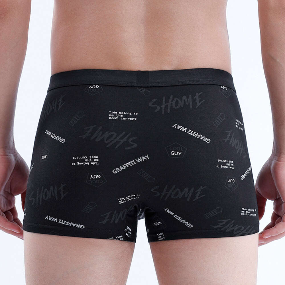 New Printed Flat Men's 3D Four Corner Underwear Panties Boxers Sexy Men Underwear Underwear Mens Underwear Designer Boxeur Pour Hommes Designer U