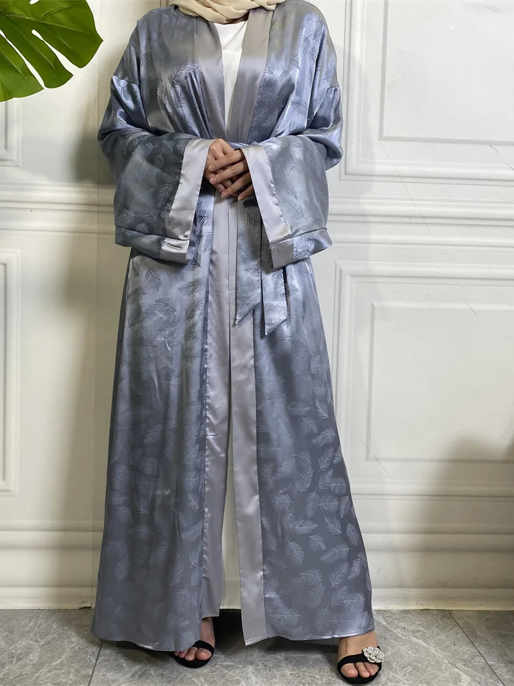 Muslim Abaya Dress Dubai Turkish Dresses Morocco White Robe Islamic Pakistani Clothes Evening Ramadan 240712