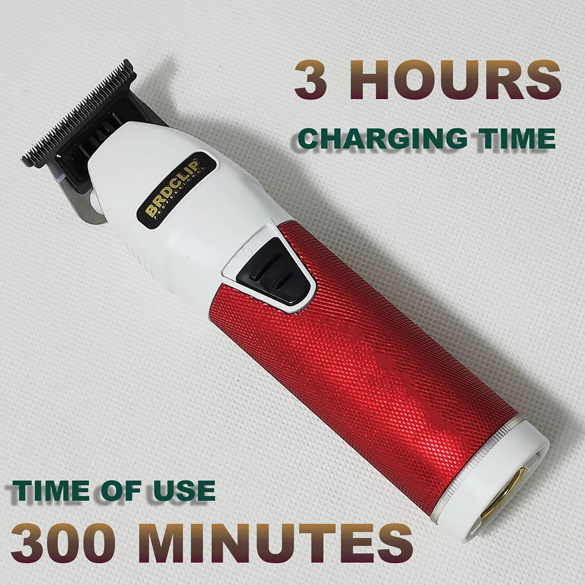 BRDCLIP BRD-S9 Professional Electric Trimmer Carbon Steel Blade Clipper Barber Shop Salon Hairdressing The Head Beard for Man 240712