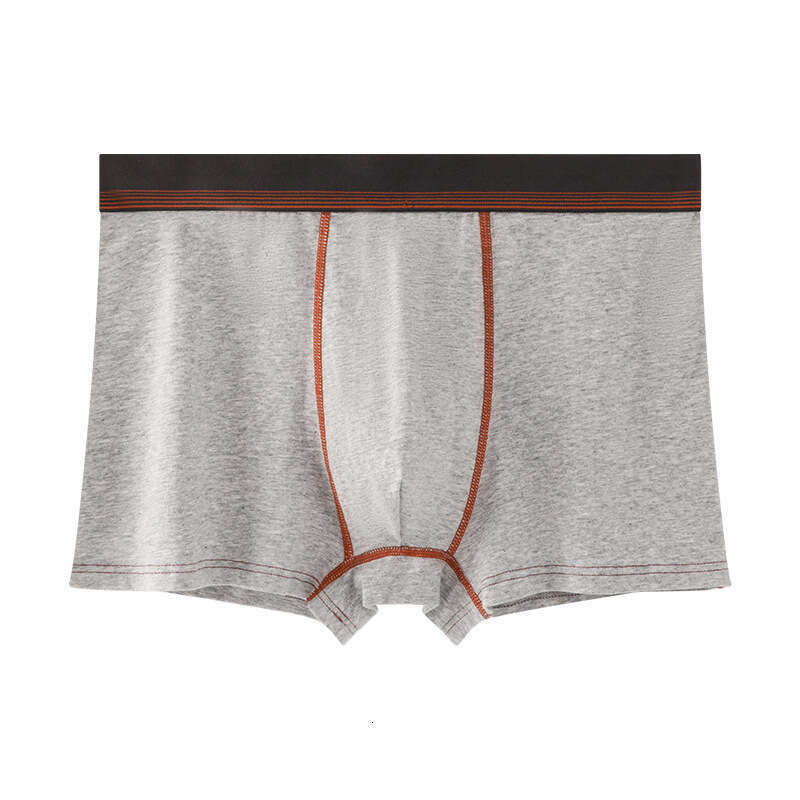 50S Trendy Pure Cotton U Convex 3D Men's Flat Angle Pants Fashionable and Simple Underwear Men Boxer Underwear Boxer Calzoncillos Boxeur Pour Hom