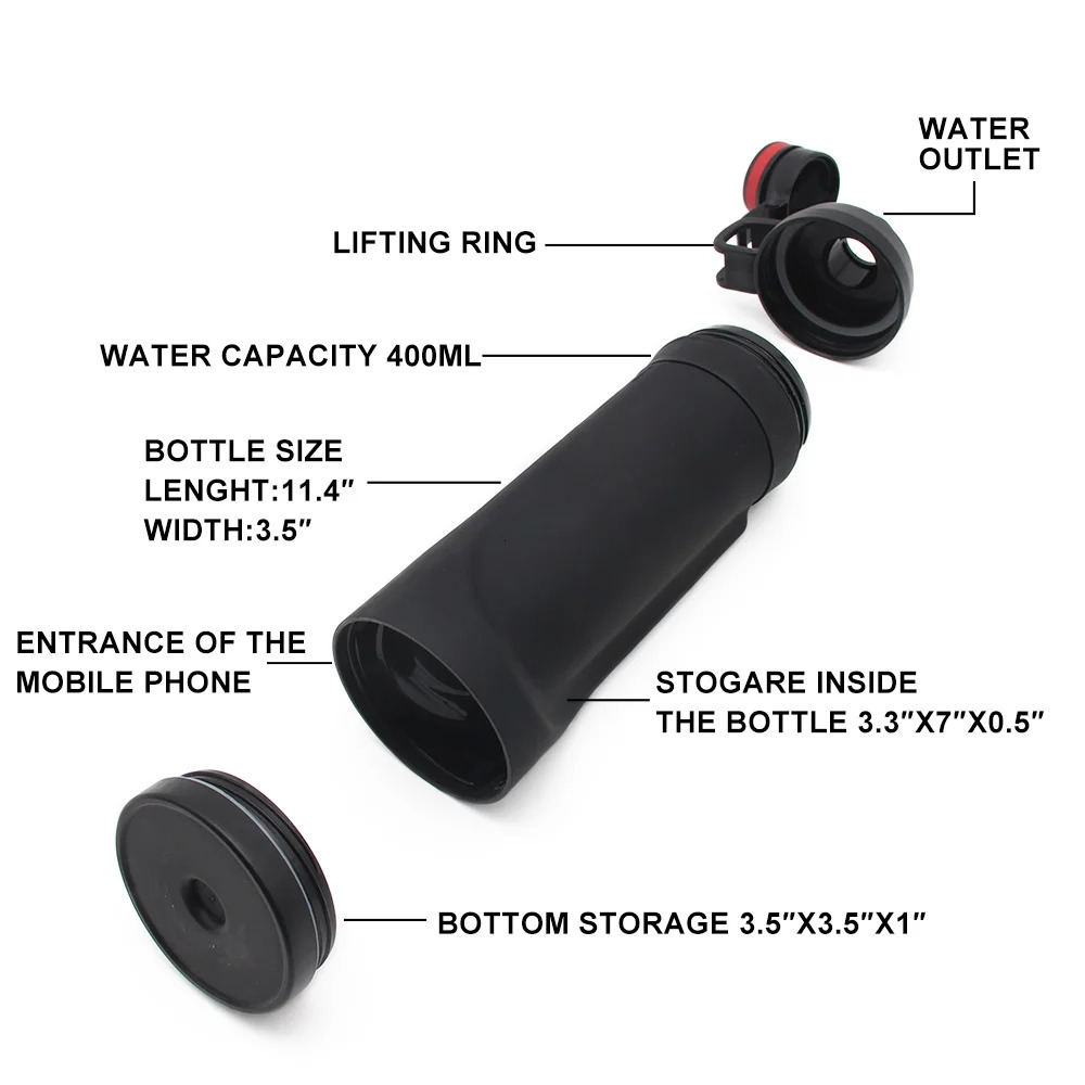 Diversion Water Bottle Hidden Safe Travel Home Safes for Money Keys Cash Storage Box Secret Hidding Compartment Stash Spot Can 240719