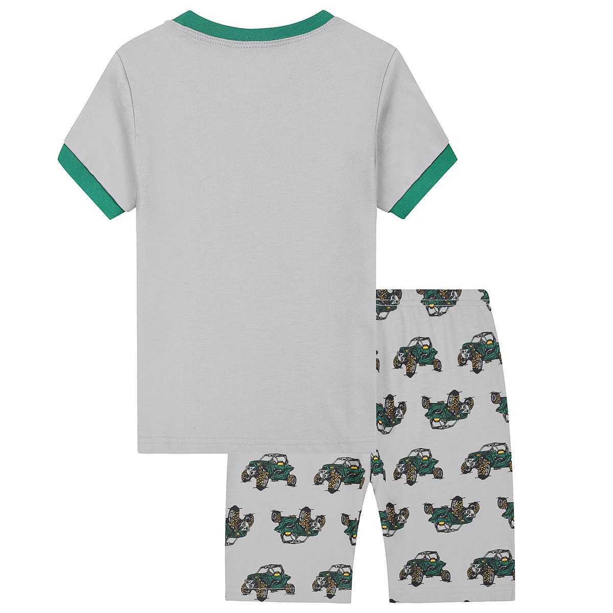 Childrens 2-piece car pajamas cotton pajamas set pajamas 2-9 years oldW240716