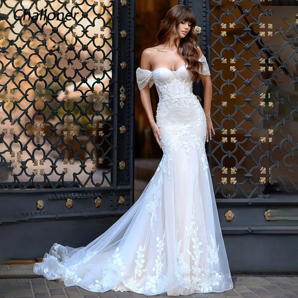 Princess Mermaid Wedding Dress Sweetheart Lace Appliques Sleeveless Backless Bridal Gowns Floor Length Vestido De Novia Custom Made