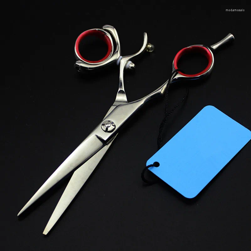 Professional JP 440c Steel Left Handed 5.5 '' Rotate Hair Scissors Haircut Thinning Barber Cutting Shears Hairdresser