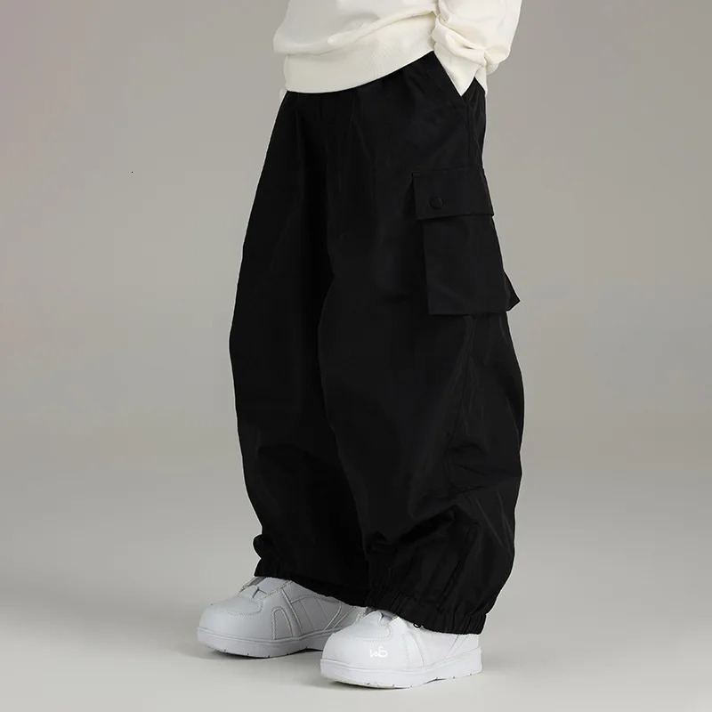 4 Colors Winter Unisex Women Men Oversize Ski Pants Outdoor Windproof Waterproof Snow Sports Bibs Trousers Ski Snowboard Pants 240719