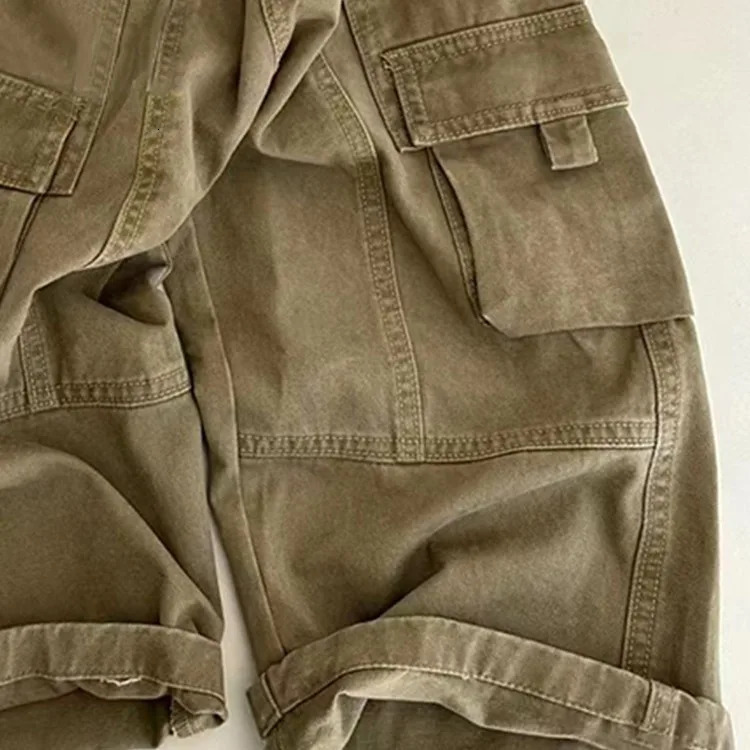 Children Clothing Boys Pants Spring and Autumn Cool Multi-pocket Overalls Boy Baby Casual Solid Handsome Kids Pants 240716