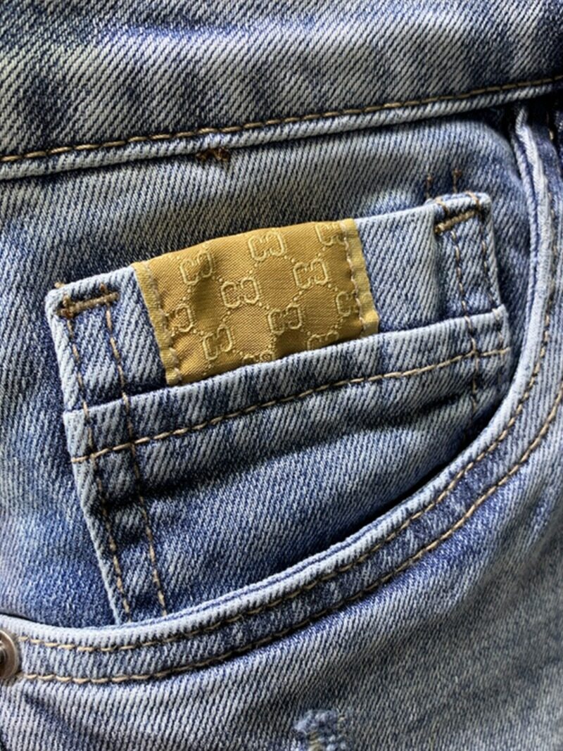 Men's torn denim shorts Korean version new high-quality trend old dad thin section of the Harlan handsome teenage men's pants