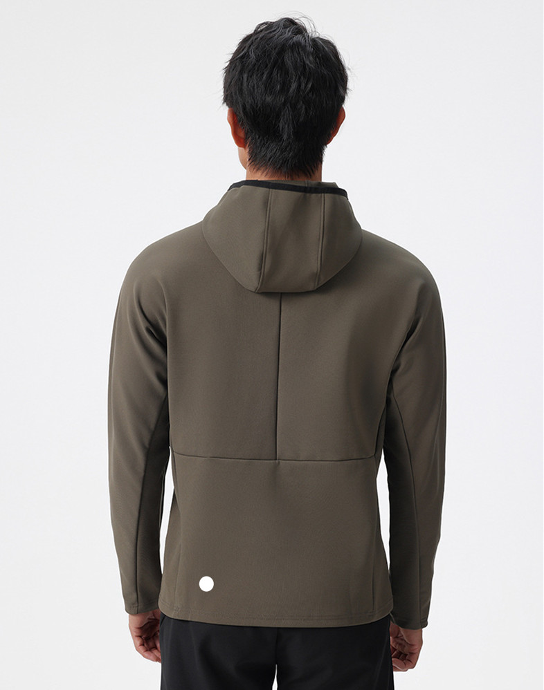 L61181 Men Hooded Jacket Outdoor Sweater Clothes Men Waterproof hoodie sweatshirt Fishing Cycling Hiking Sports Half Zipper Jackets New Style